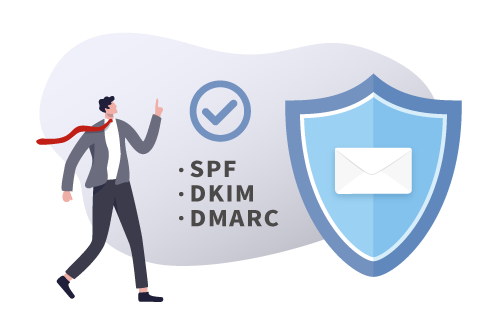SPF・DKIM・DMARCに各種 送信ドメイン認証に対応